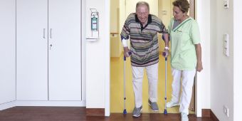 Älterer Patient auf Station