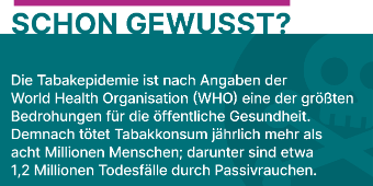 WHO Statistik Zigarettenkonsum