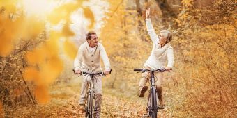 Senioren im Herbst