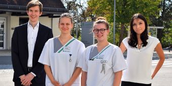 Fünf neue Auszubildende an der Asklepios Klinik im Städtedreieck 