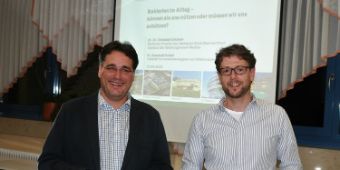 Dr. Christian Glöckner (li.) und Reinhold Scharf.