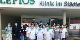 Die neuen Auszubildenden an der Asklepios Klinik im Städtedreieck 