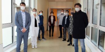 Schulleiter Mathias Schaller mit Kollegen zu Besuch an der Asklepios Klinik im Städtedreieck