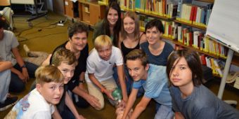 Reanimationstraining am Gymnasium