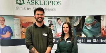 Anja Raab und Michael Gritsch auf der Berufsbildungsmesse